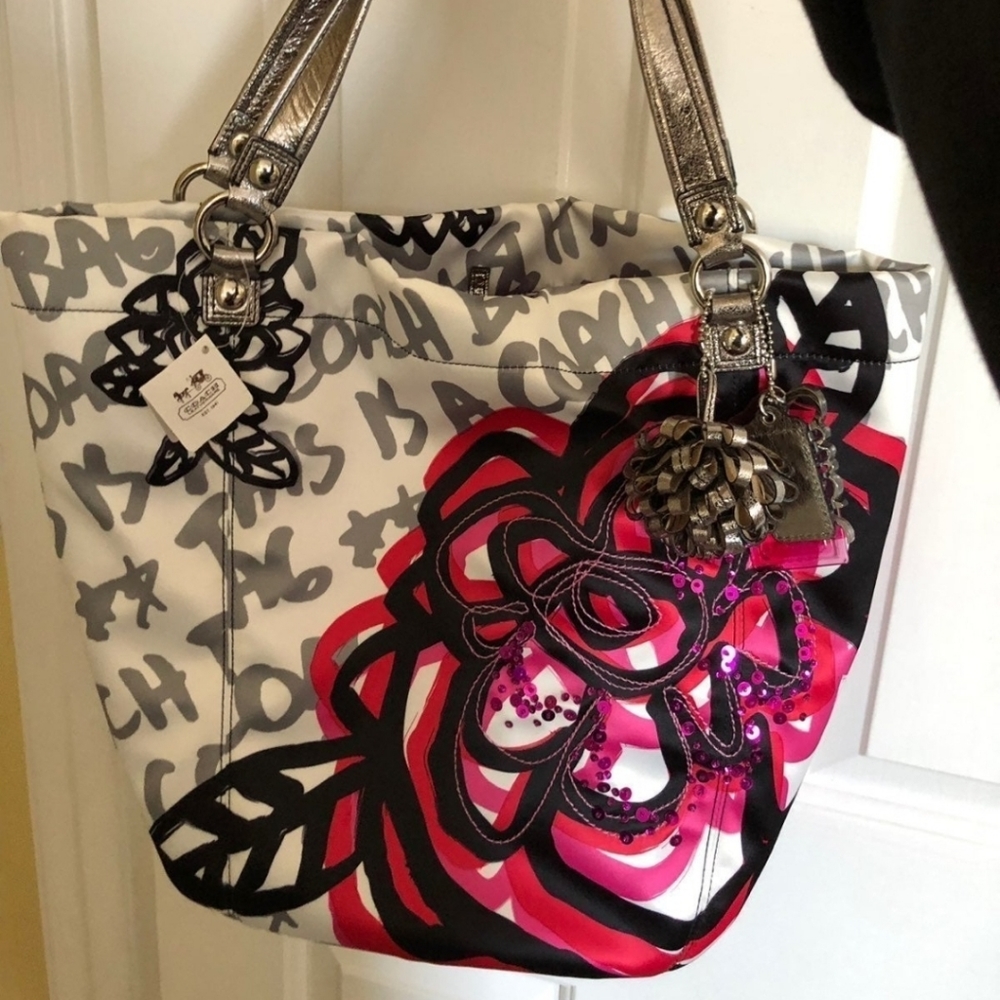 Coach Poppy Bella Floral Tote